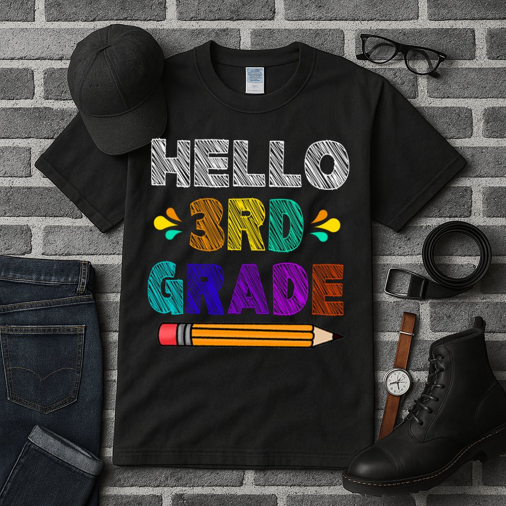 Hello 3rd Grade Tall T-Shirt