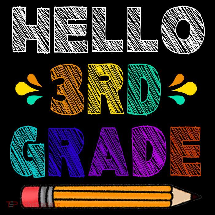 Hello 3rd Grade Button