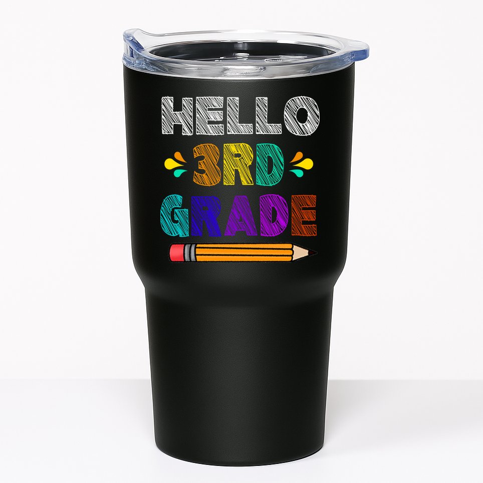 Hello 3rd Grade Tumbler