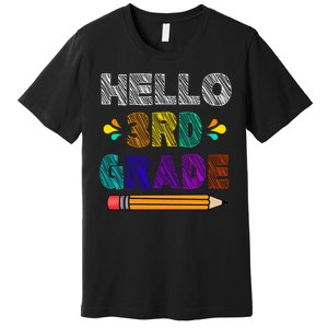 Hello 3rd Grade Premium T-Shirt