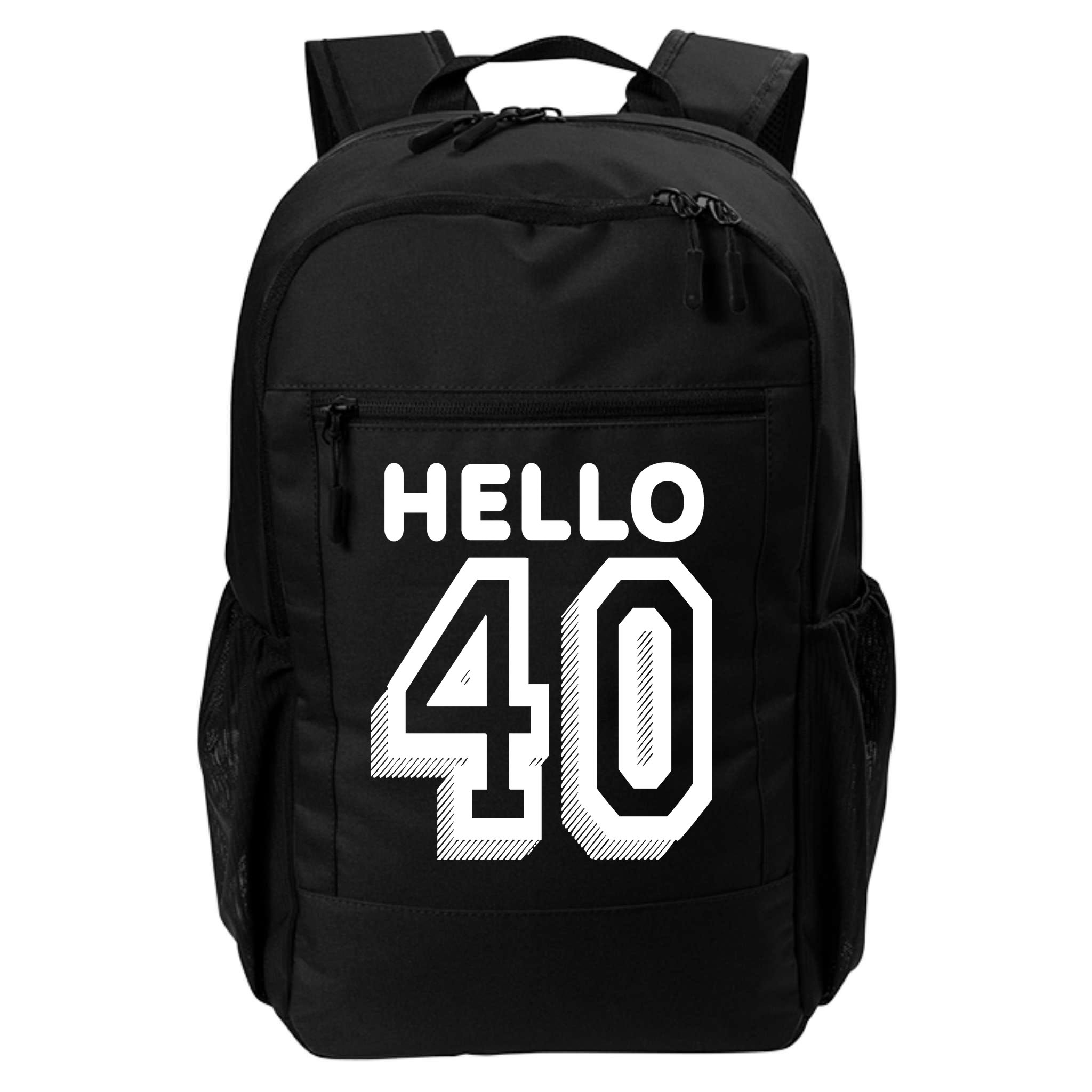 Hello 40 Funny 40th Birthday Backpack