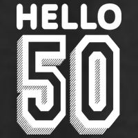 Hello 50 Funny 50th Birthday Cool Comfort Performance Bucket Hat