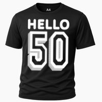 Hello 50 Funny 50th Birthday Performance Shirt