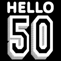 Hello 50 Funny 50th Birthday Performance Shirt