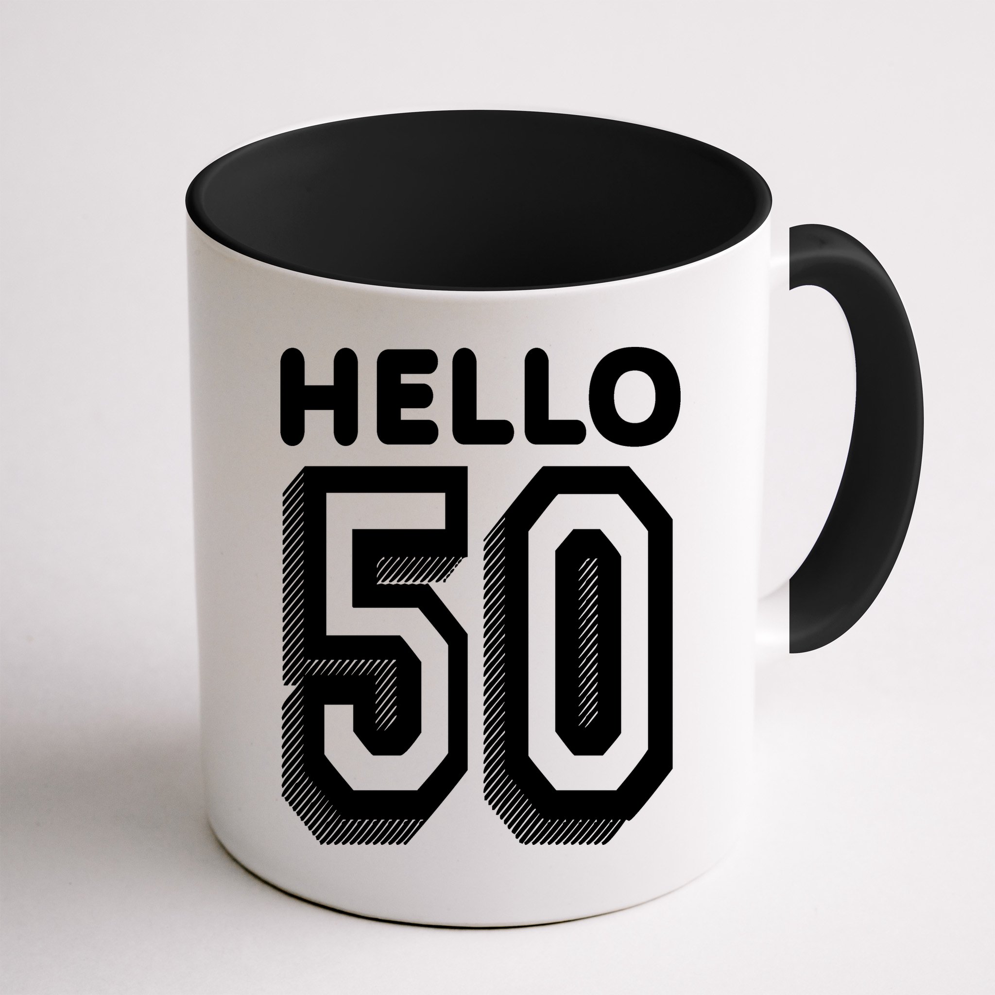 Hello 50 Funny 50th Birthday Mug