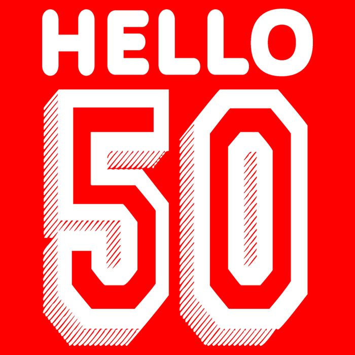 Hello 50 Funny 50th Birthday Kids T-Shirt