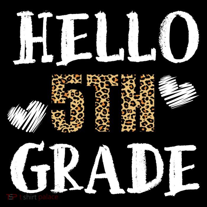 Hello 5th Grade Button