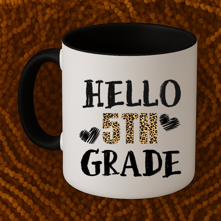 Hello 5th Grade Mug