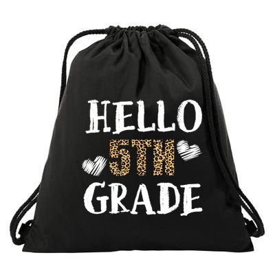 Hello 5th Grade Drawstring Bag