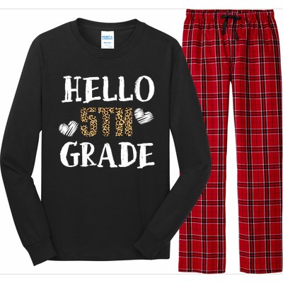 Hello 5th Grade Long Sleeve Pajama Set