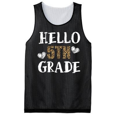 Hello 5th Grade Mesh Reversible Basketball Jersey Tank