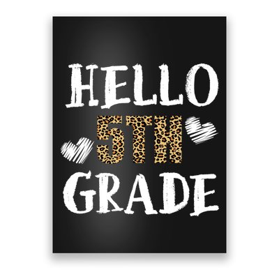 Hello 5th Grade Poster