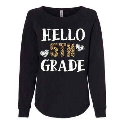 Hello 5th Grade Womens California Wash Sweatshirt