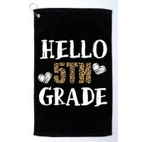 Hello 5th Grade Golf Towel