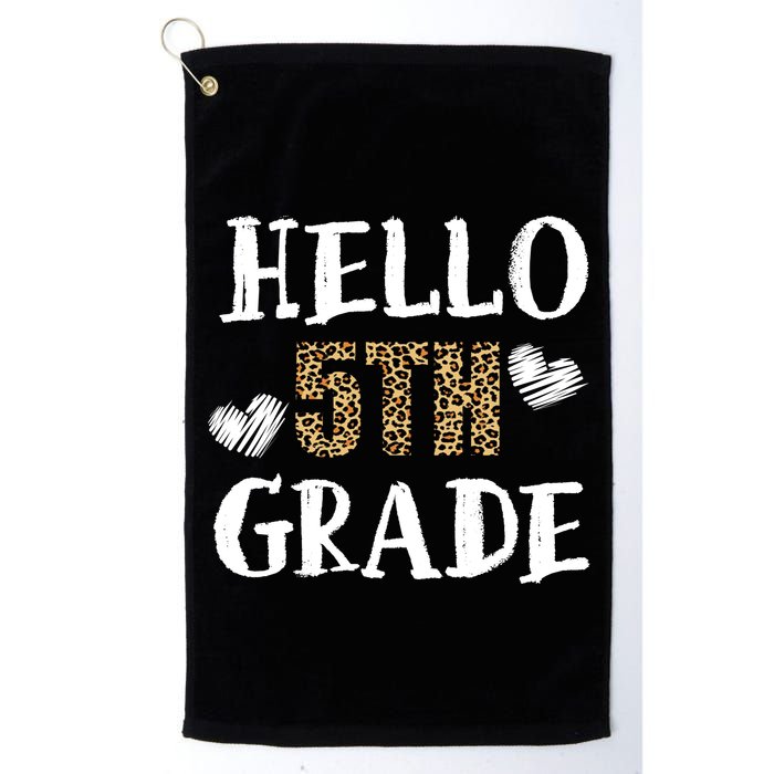 Hello 5th Grade Golf Towel