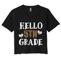 Hello 5th Grade Women's Crop Top Tee