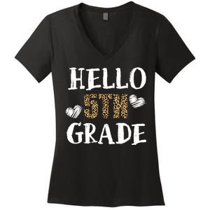 Hello 5th Grade Women's V-Neck T-Shirt