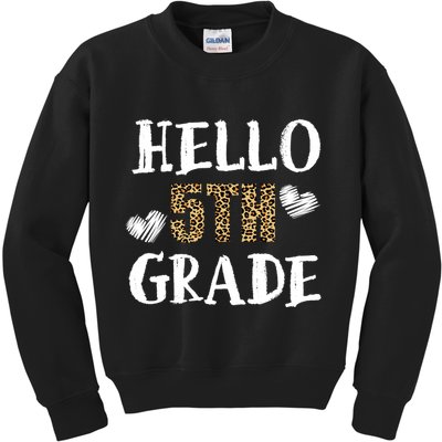 Hello 5th Grade Kids Sweatshirt