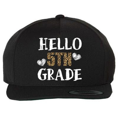 Hello 5th Grade Wool Snapback Cap