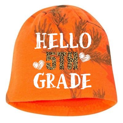 Hello 5th Grade Kati - Camo Knit Beanie