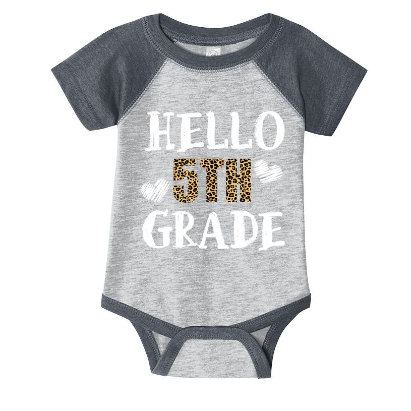 Hello 5th Grade Infant Baby Jersey Bodysuit