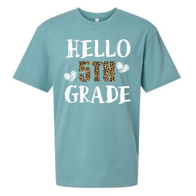 Hello 5th Grade Sueded Cloud Jersey T-Shirt