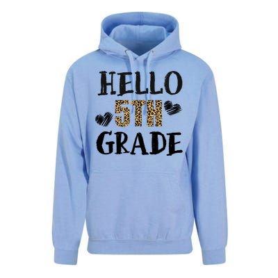 Hello 5th Grade Unisex Surf Hoodie