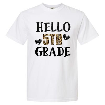 Hello 5th Grade Garment-Dyed Heavyweight T-Shirt