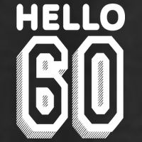 Hello 60 Funny 60th Birthday Golf Towel