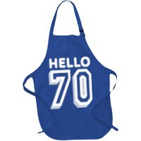 Hello 70 Funny 70th Birthday Apron