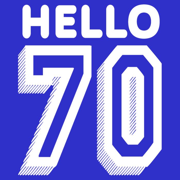 Hello 70 Funny 70th Birthday Apron