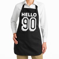 Hello 90 Funny 90th Birthday Apron