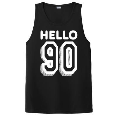 Hello 90 Funny 90th Birthday PosiCharge Competitor Tank