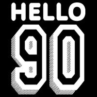 Hello 90 Funny 90th Birthday Kids T-Shirt