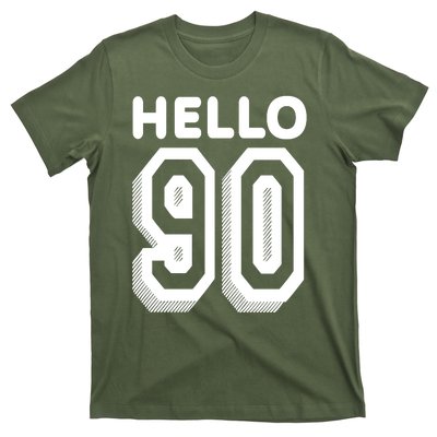 Hello 90 Funny 90th Birthday T-Shirt