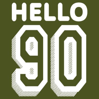 Hello 90 Funny 90th Birthday T-Shirt