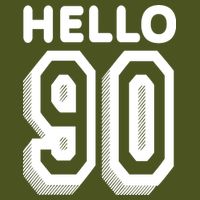 Hello 90 Funny 90th Birthday Sustainable Knit Beanie