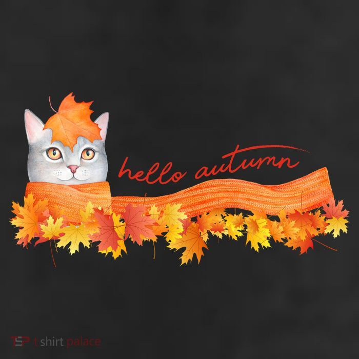 Hello Autumn Cute Cat 25L Jumbo Tote