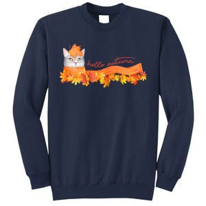 Hello Autumn Cute Cat Sweatshirt