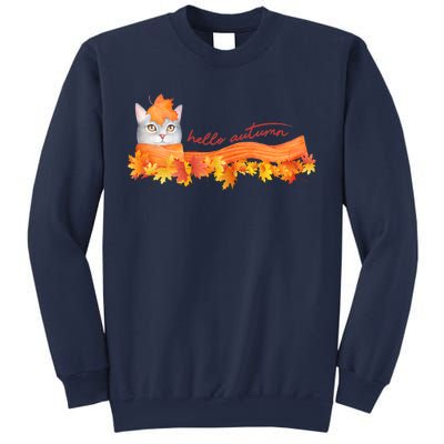 Hello Autumn Cute Cat Sweatshirt