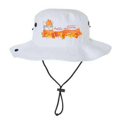 Hello Autumn Cute Cat Legacy Cool Fit Booney Bucket Hat