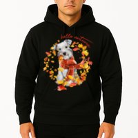 Hello Autumn Cute Dog Hoodie
