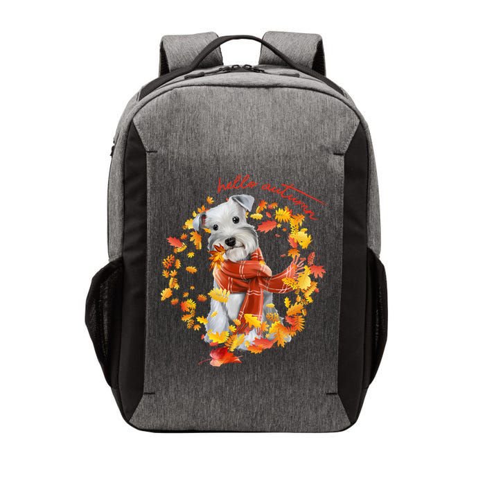 Hello Autumn Cute Dog Vector Backpack