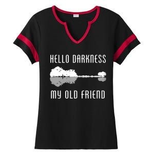 Hello Darkness My Old Friend Ladies Halftime Notch Neck Tee