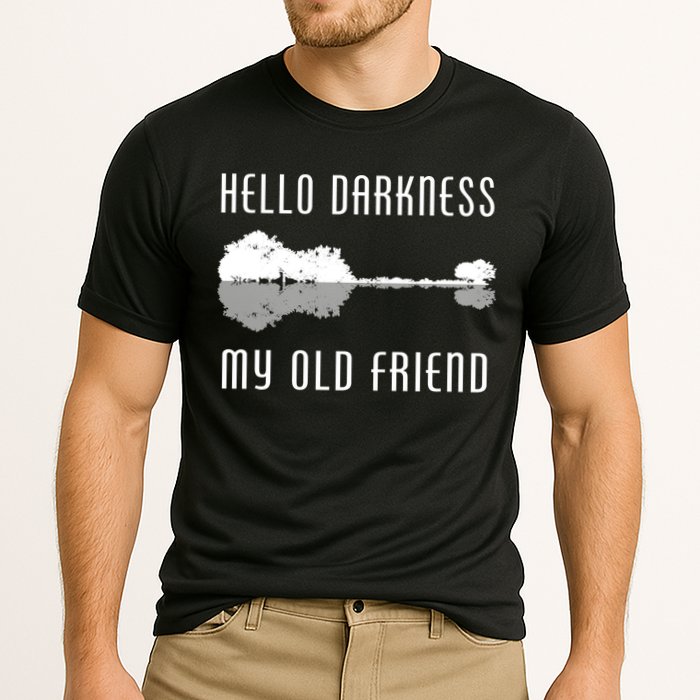 Hello Darkness My Old Friend Cooling Performance Crew T-Shirt