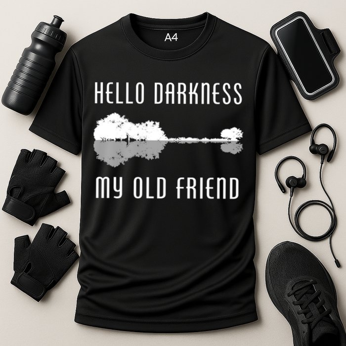 Hello Darkness My Old Friend Cooling Performance Crew T-Shirt