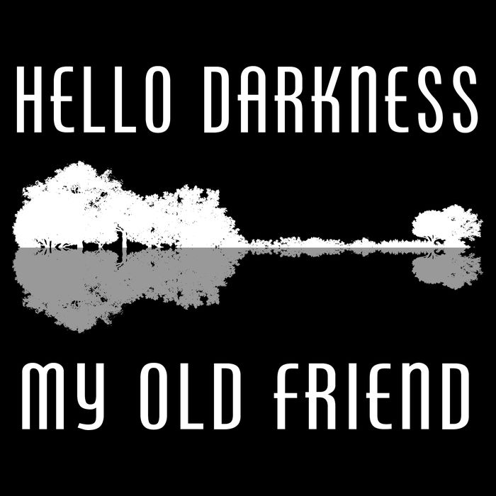 Hello Darkness My Old Friend Cooling Performance Crew T-Shirt