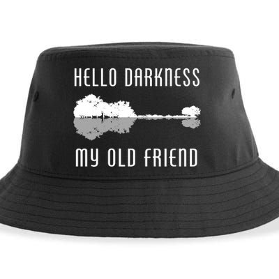 Hello Darkness My Old Friend Sustainable Bucket Hat