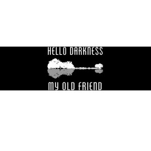 Hello Darkness My Old Friend Bumper Sticker