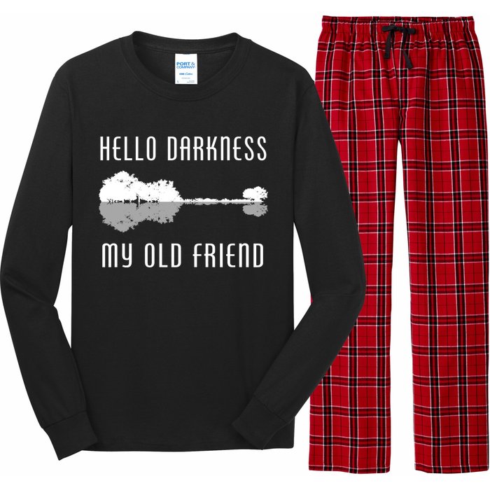 Hello Darkness My Old Friend Long Sleeve Pajama Set